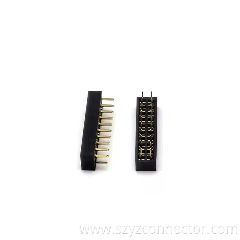 1.27mm Pitch Female header Dual Row Straight H2.0mm 22P-250P (2)